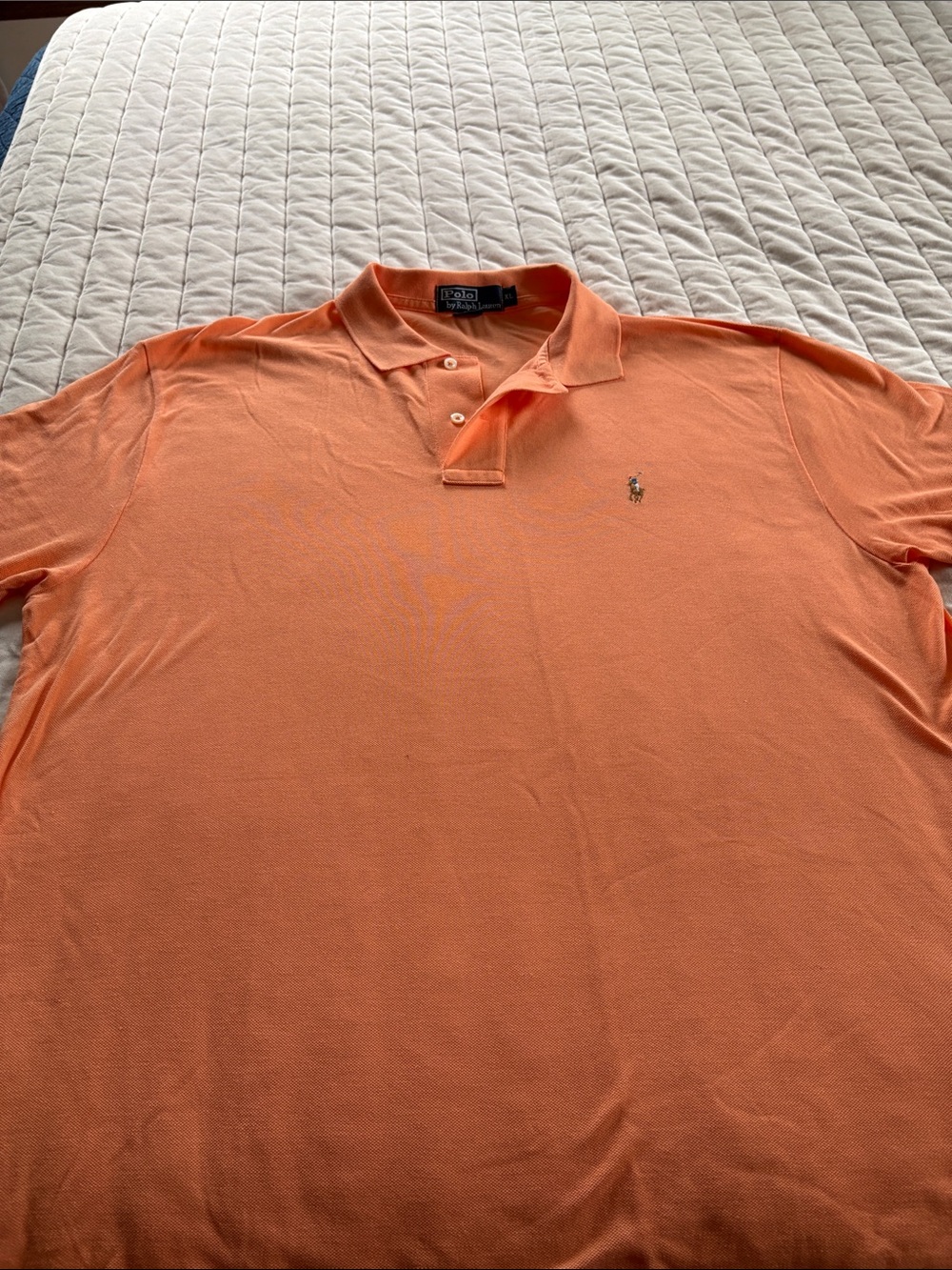 Polo by Ralph Lauren Peach/Orange Short-Sleeve Polo